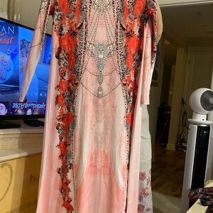 Elegant Floral Long Sleeve Dress